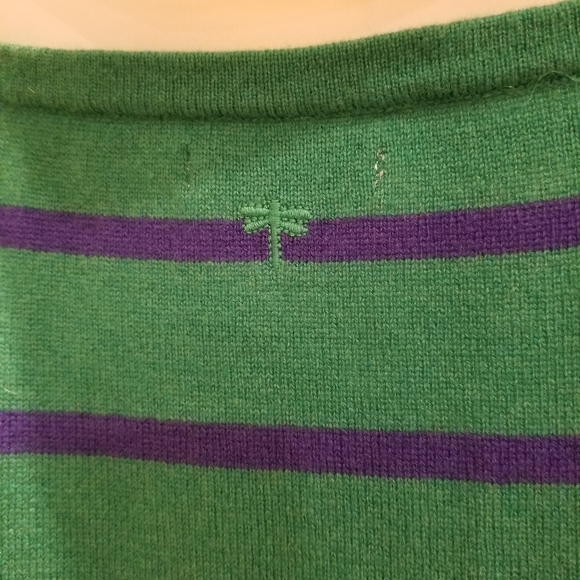 Tyler Boe Cashmere Striped Sweater XL - Picture 4 of 5